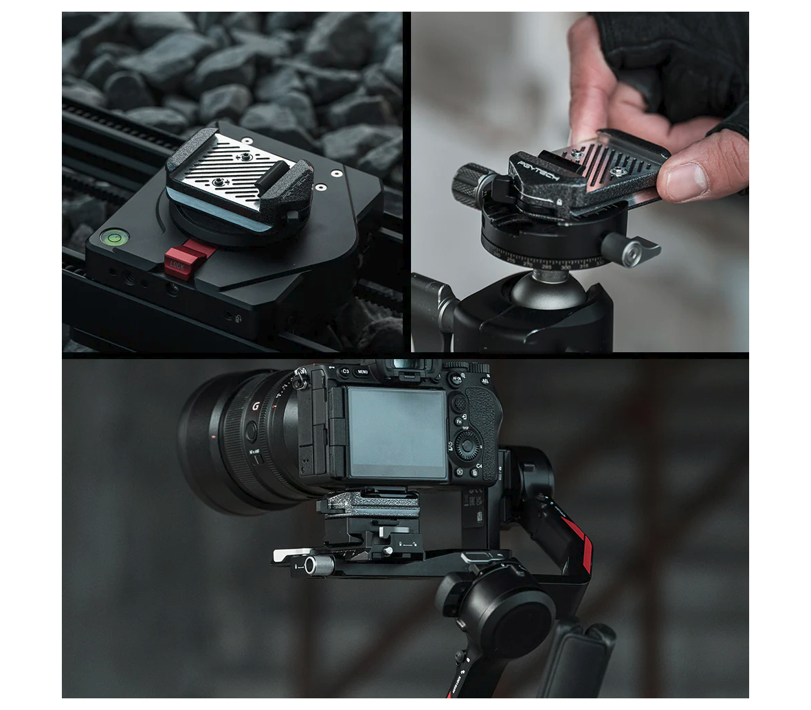 Крепление PGYTECH Arca-Type Quick Release Clamp V2, без площадки