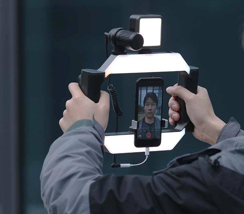 Клетка Ulanzi U-Rig для смартфона или фотокамеры, с освещением (уцененный)