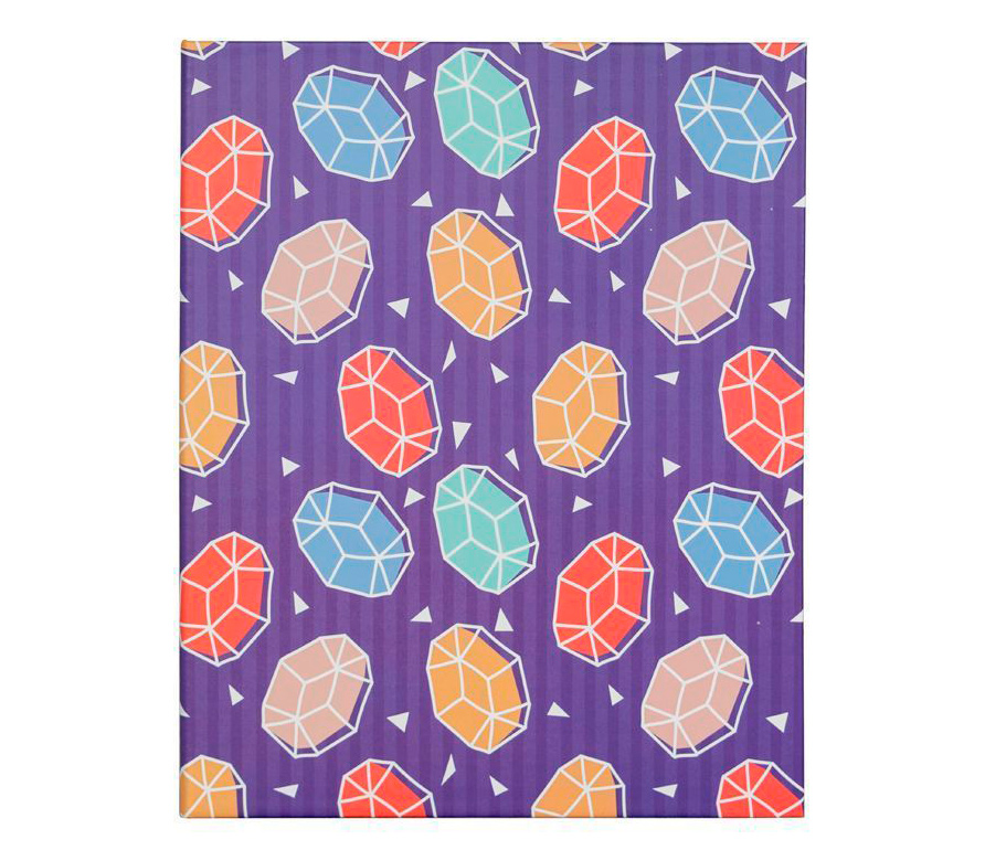 Фотоальбом Мирам 10x15 см 200 фото, алмазы, фиолетовый