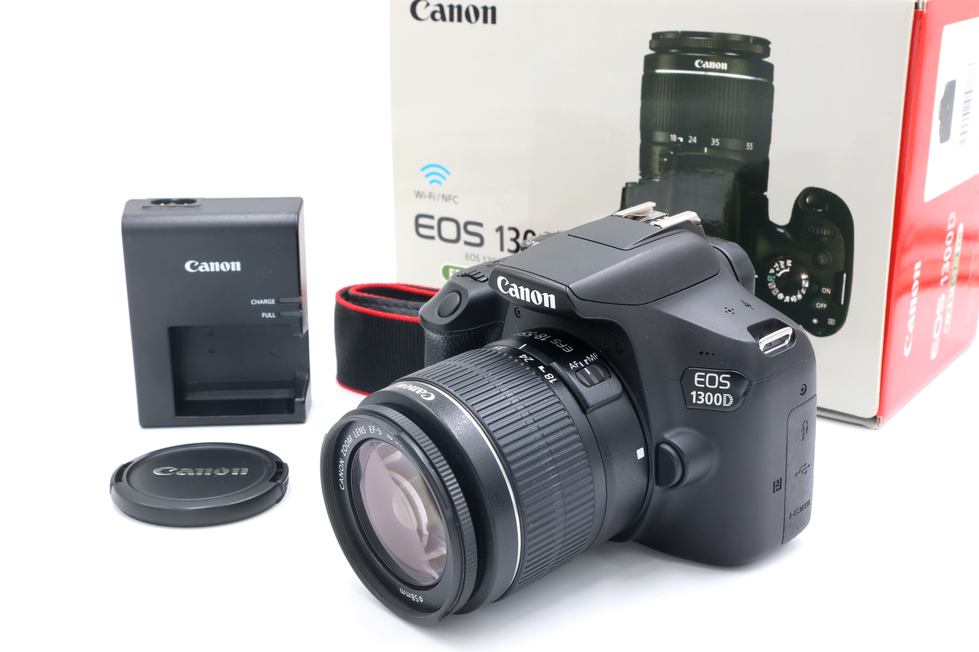 Зеркальный фотоаппарат Canon EOS 1300D Kit 18-55mm III (состояние 5-) (б/у)