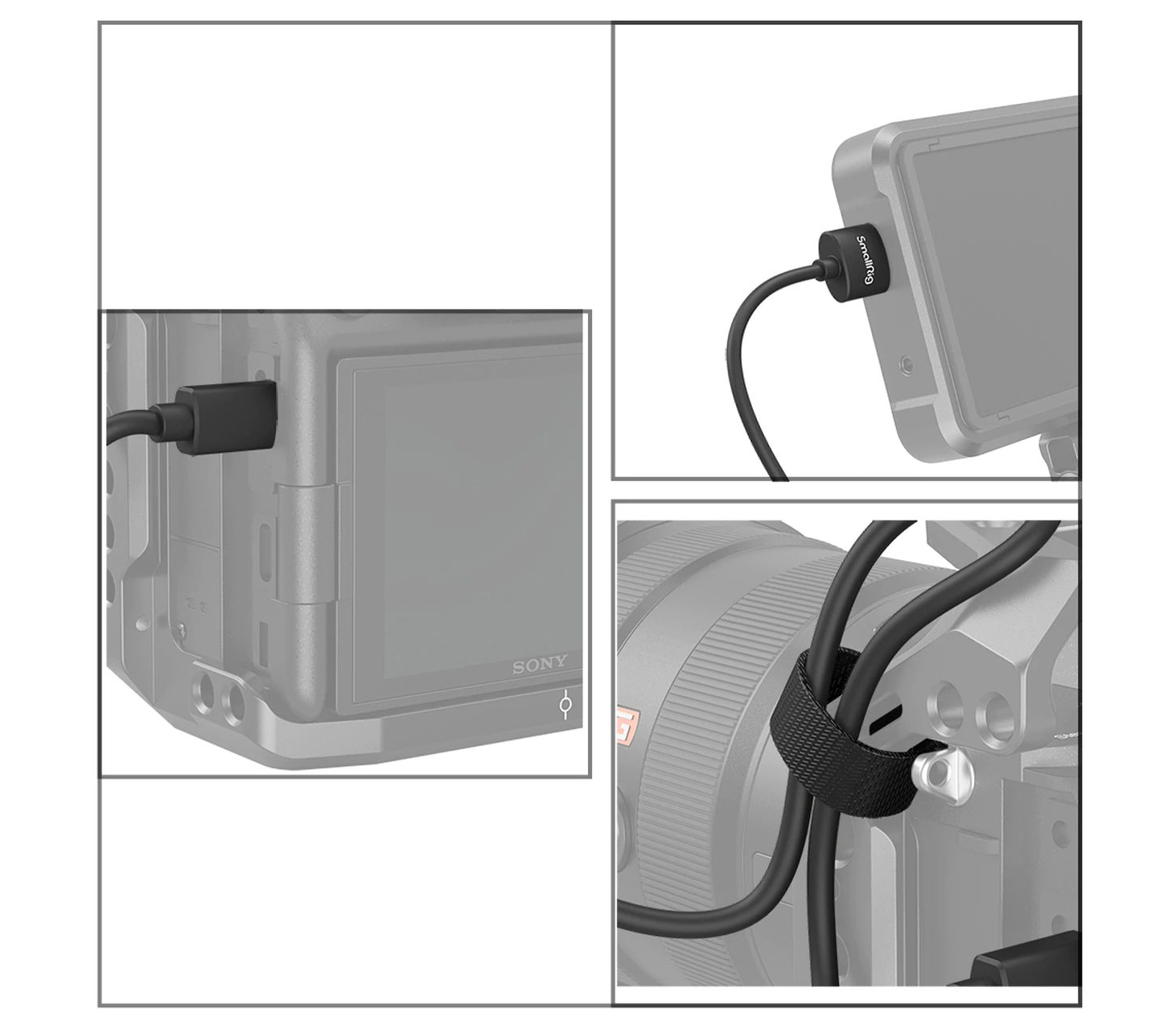 Кабель SmallRig 3043B Ultra Slim 4K HDMI, D-A, 55 см
