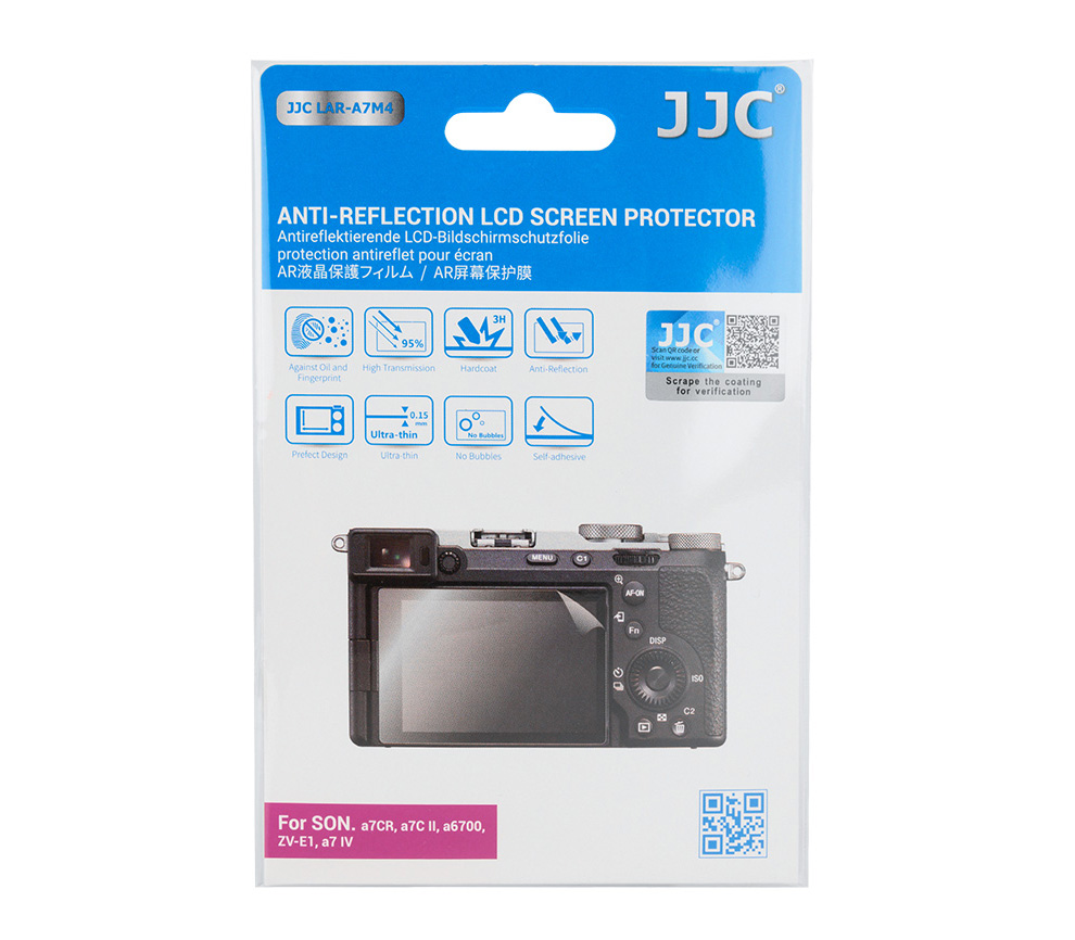 Защитная плёнка JJC для Sony a7 IV, a7CR, a7C II, ZV-E1, a6700