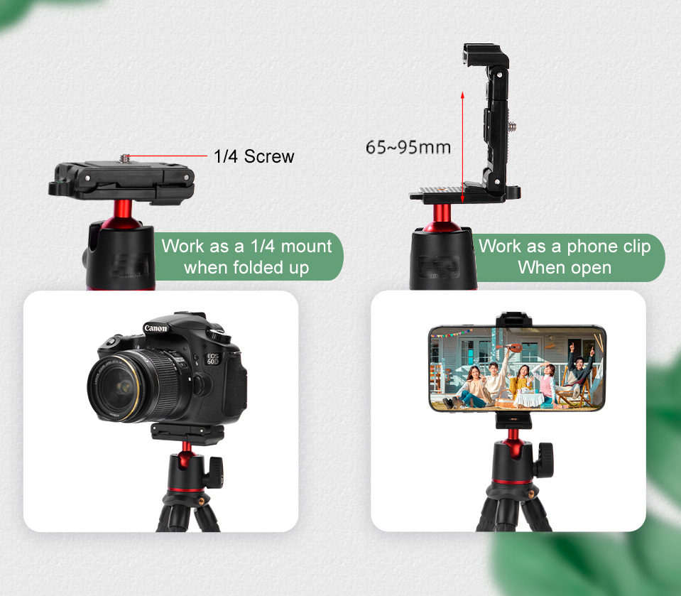 Штатив Kingma BMU019 с гибкими ногами, до 2 кг (уцененный)