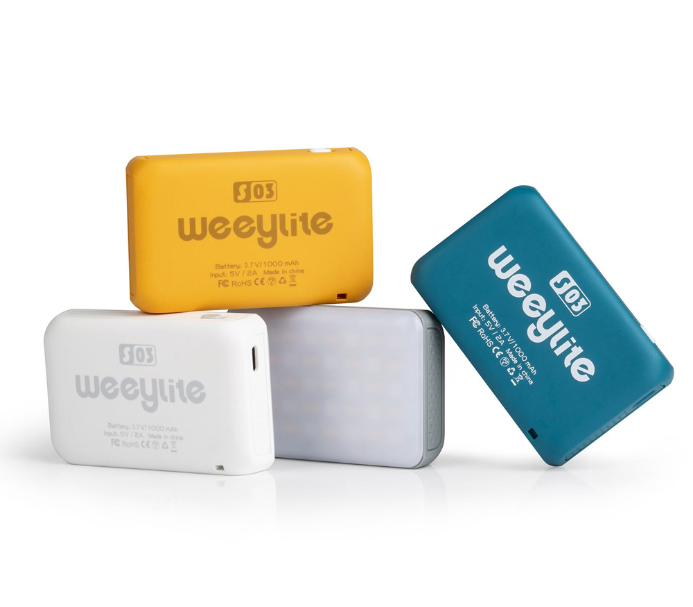 Осветитель Viltrox Weeylite S03, светодиодный, 2800-6800К, RGB, 4 Вт, синий