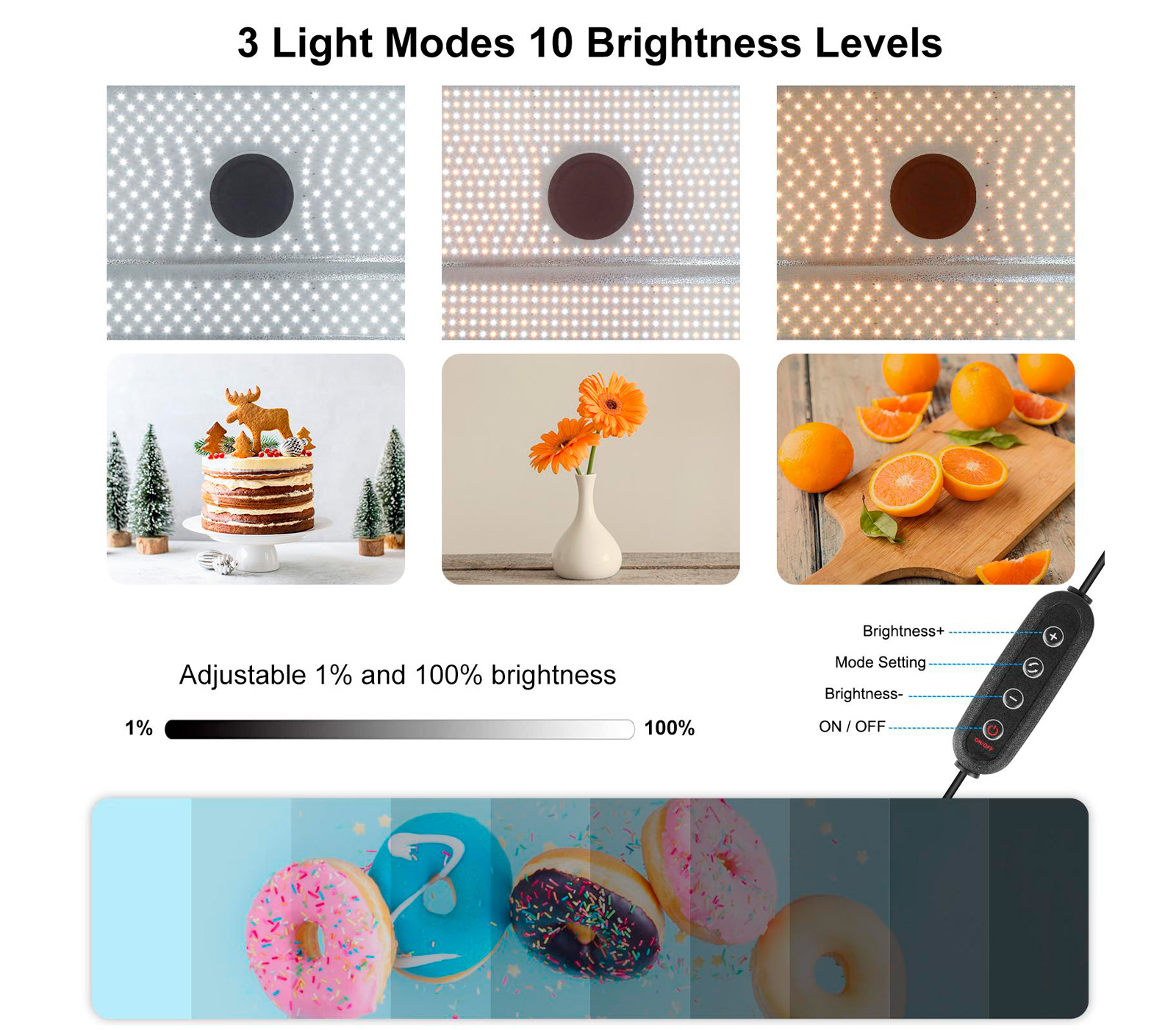 Фотобокс Puluz PU5064EU, 60 х 50 х 40 см, складной, с подсветкой и 4 фонами (уцененный)