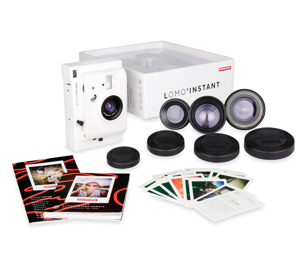 Фотоаппарат моментальной печати Lomography Lomo'Instant + 3 объектива, белый