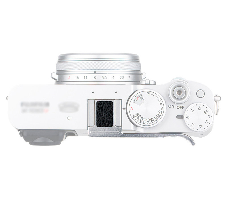 Упор для большого пальца JJC TA-X100V для Fujifilm X100-X100VI, X-E3, X-E4, серебристый