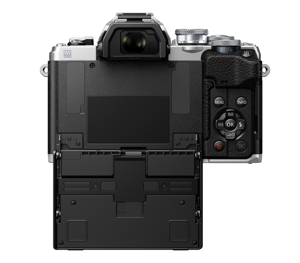 Беззеркальный фотоаппарат OM System OM-D E-M10 Mark IV kit 14-42 EZ серебристый (уцененный)