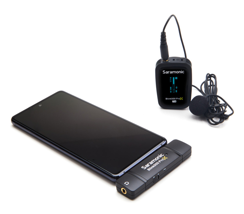 Беспроводная система Saramonic Blink500 ProX B5, TX+RXUC, 2.4 ГГц, USB Type-C