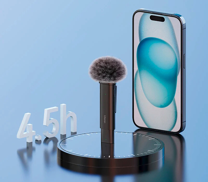 Беспроводной микрофон Ulanzi WM-10 Wireless Clip-on Microphone, USB-C
