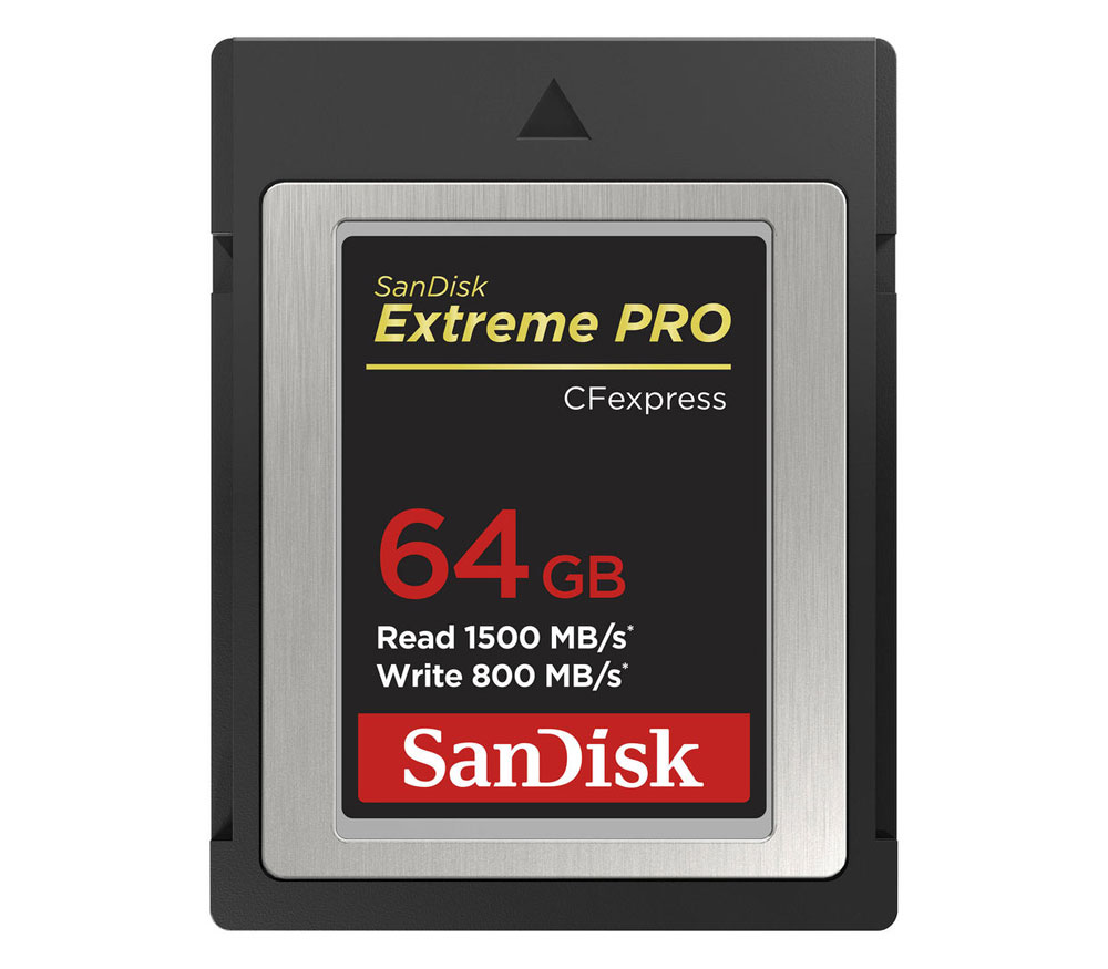 Карта памяти SanDisk CFexpress Type B 64GB Extreme Pro R1500/W800 (уцененный)