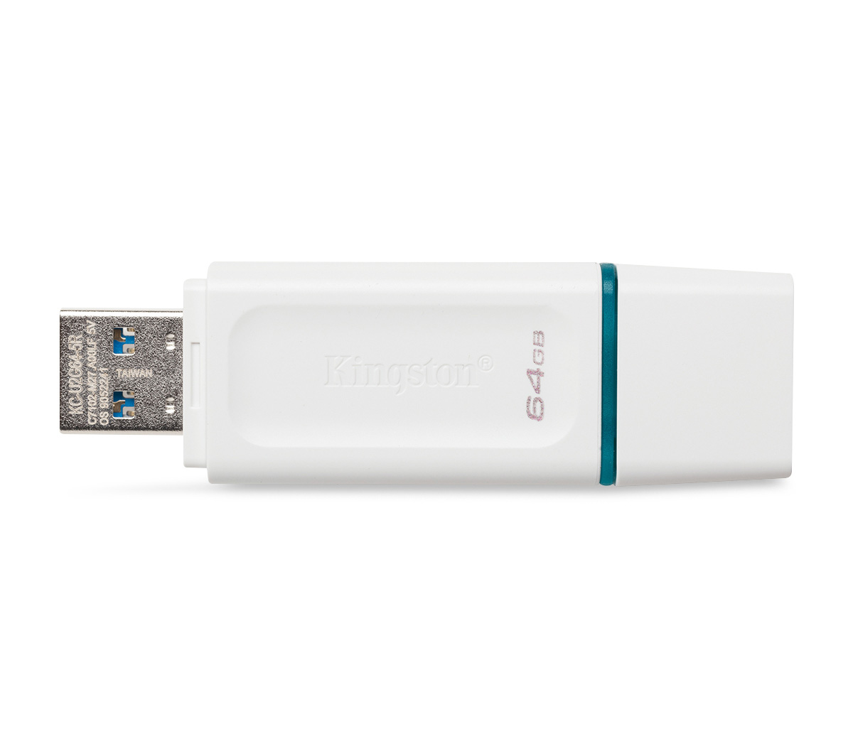 Накопитель Kingston USB 3.2 DataTraveler Exodia 64GB, белый