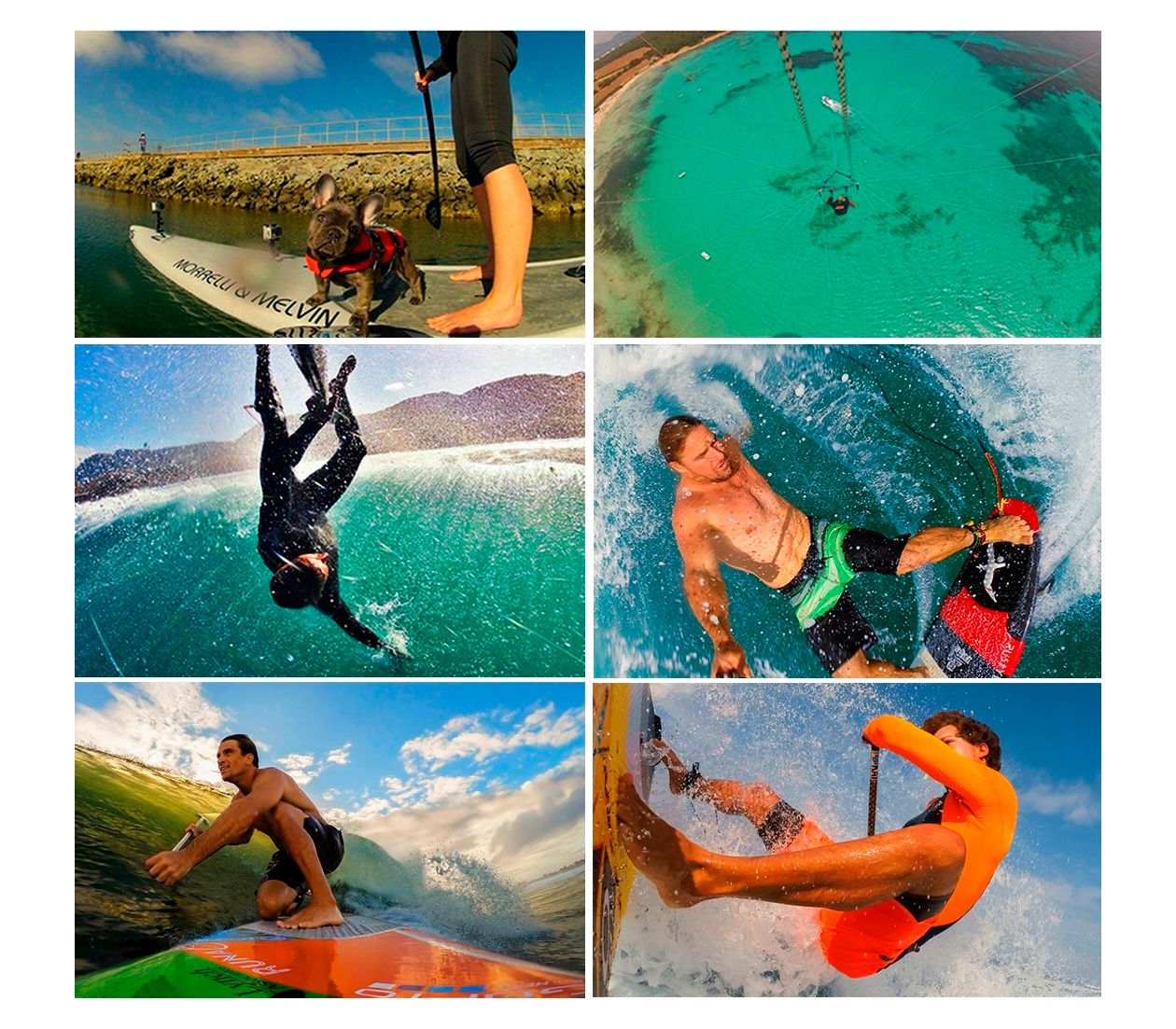 Комплект аксессуаров Puluz PKT13 Surfing Accessories Kit 14 в 1, для экшн-камер, в кейсе
