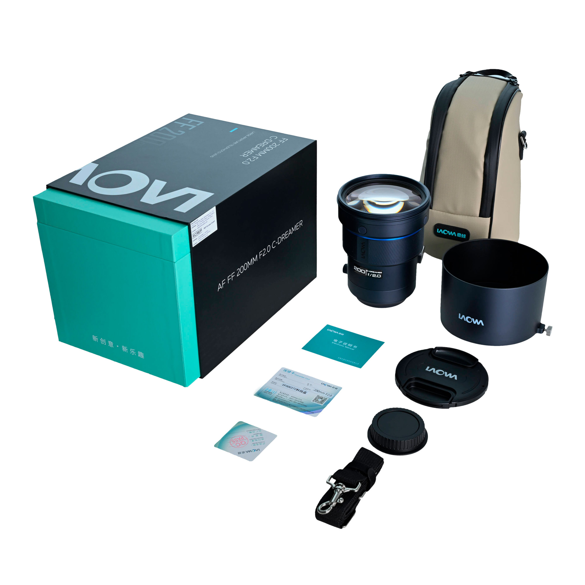 Объектив Laowa 200mm f/2 AF FF C-Dreamer Canon EF