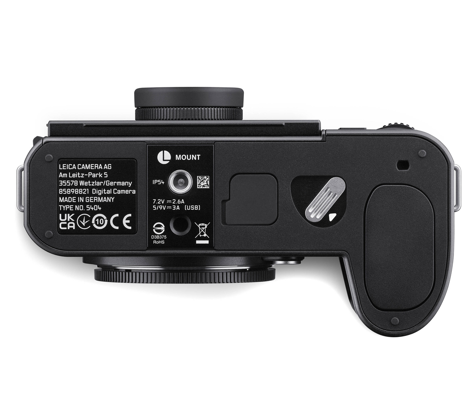Беззеркальный фотоаппарат Leica SL3 Body, черный (ROW)
