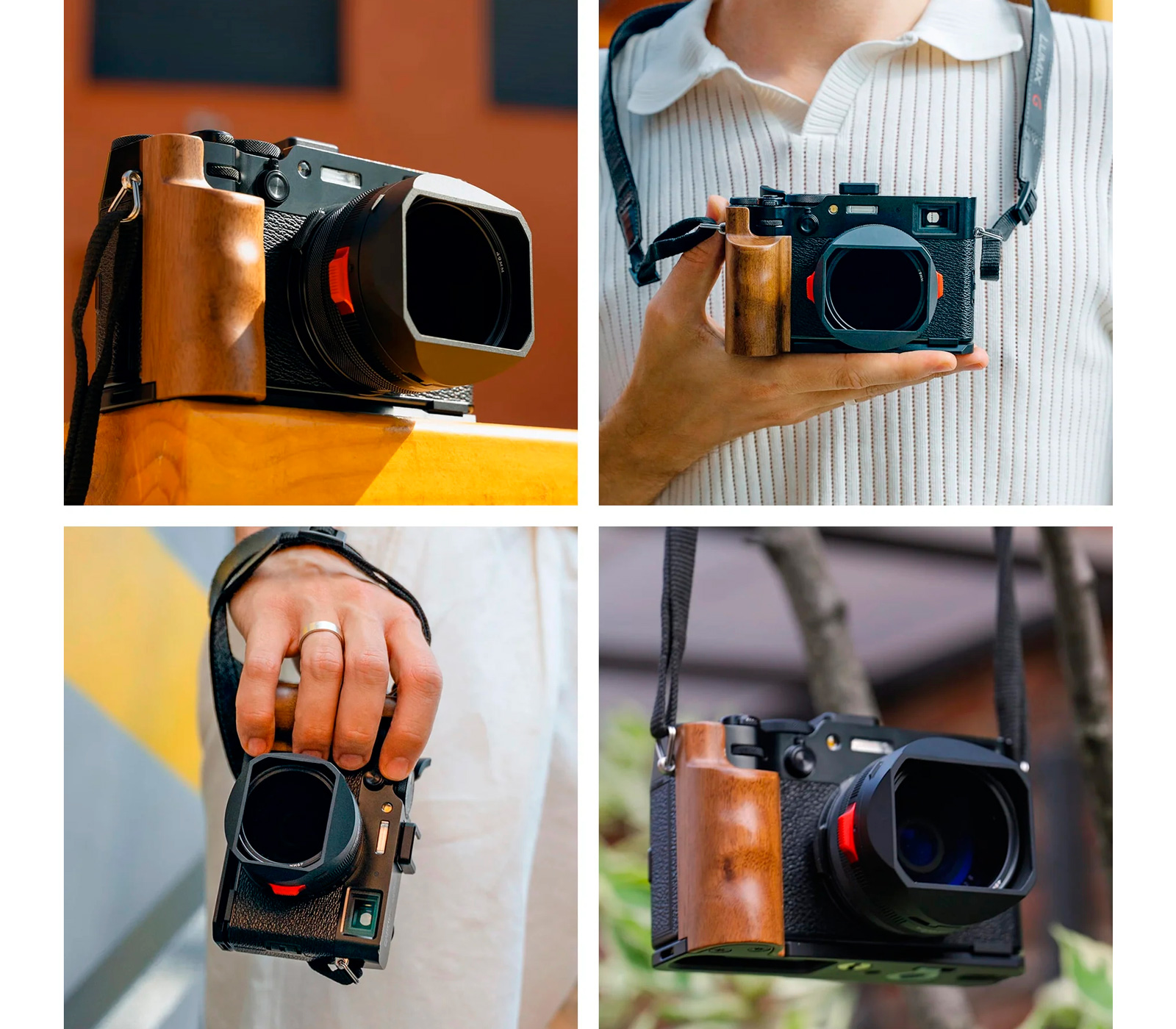 Рукоятка Freewell L Bracket Premium Grip для Fujifilm X100VI, серебристая