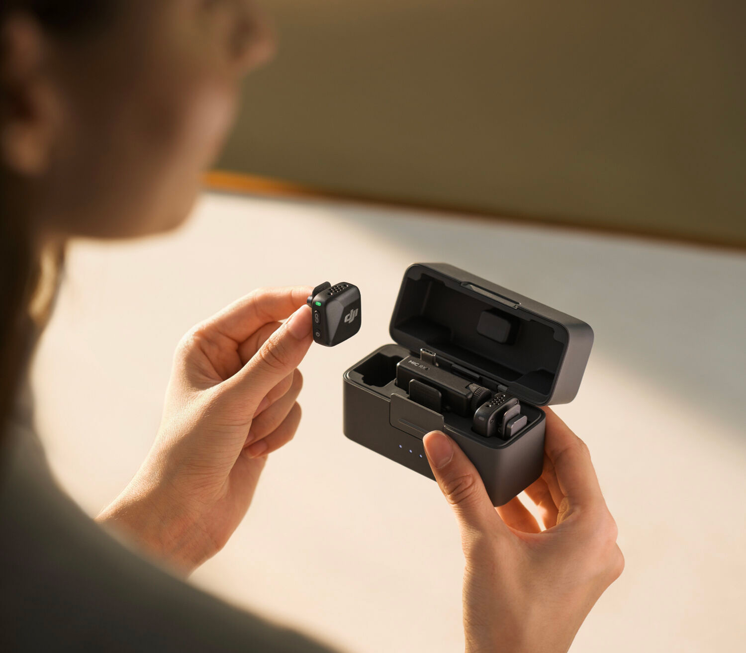 Беспроводная система DJI Mic Mini, 2 микрофона, 1 приемник, USB-C / 3.5мм TRS