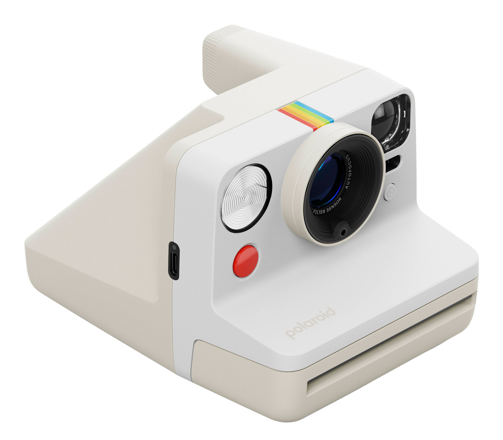 Фотоаппарат моментальной печати Polaroid Now Generation 3, белая галька