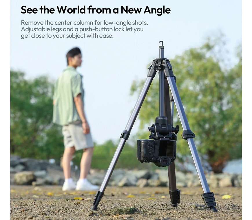 Штатив Ulanzi Ombra Video II XINAG Tripod, c видеоголовой, черный