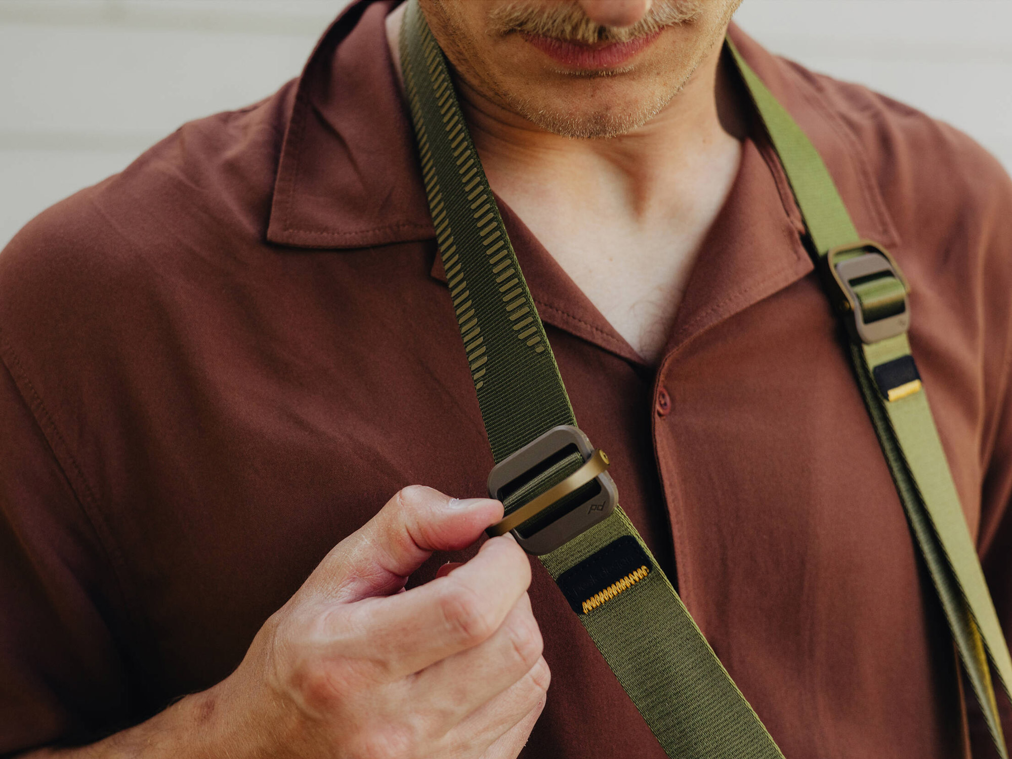 Ремень Peak Design Camera Strap Slide Lite Kelp, оливковый