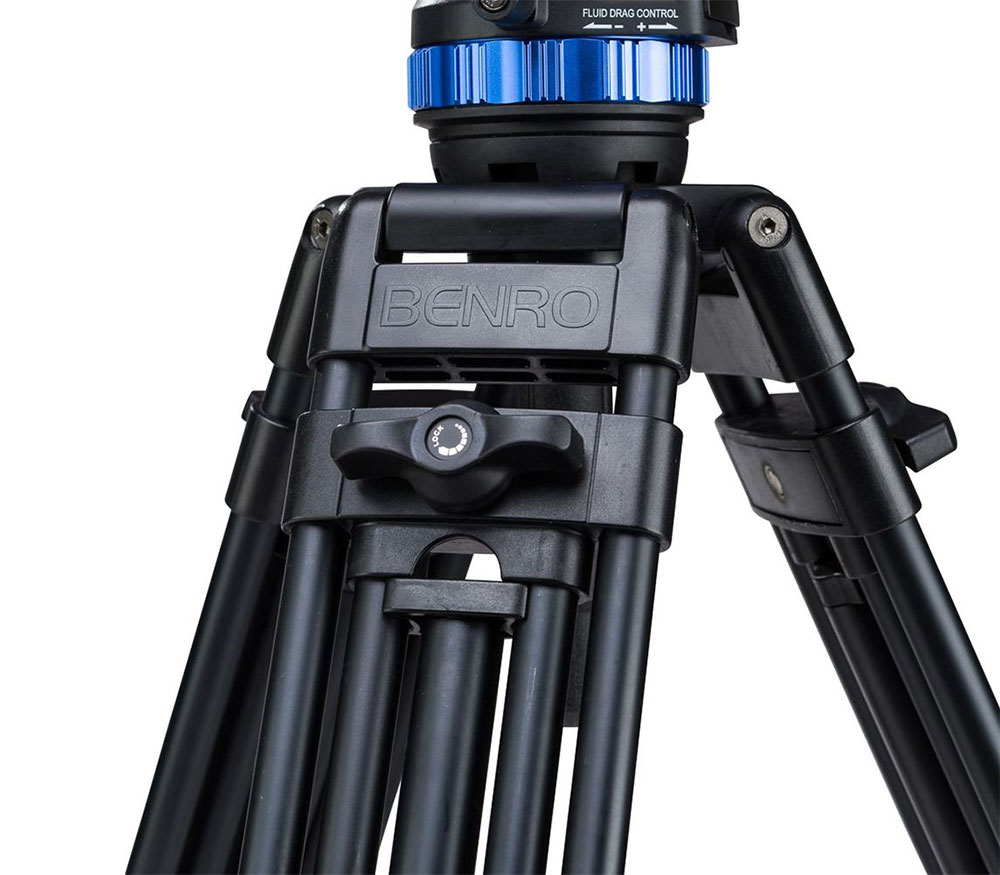 Штатив Benro Dual-Tube A673TMB с видеоголовой S8PRO, алюминий