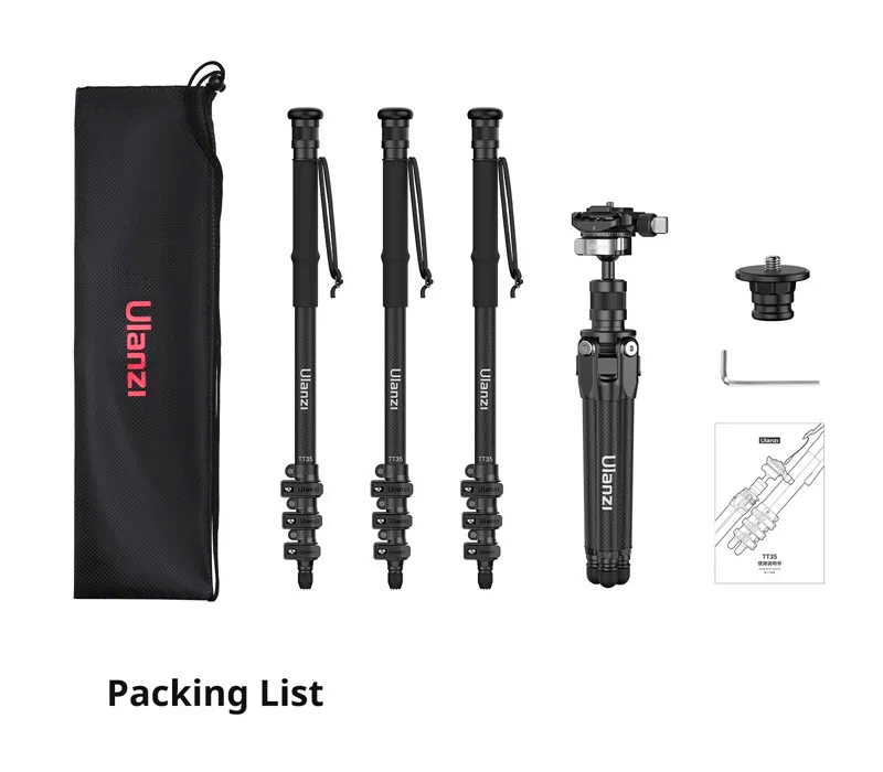 Штатив Ulanzi TT35 Hiking Stick Tripod Kit, T068
