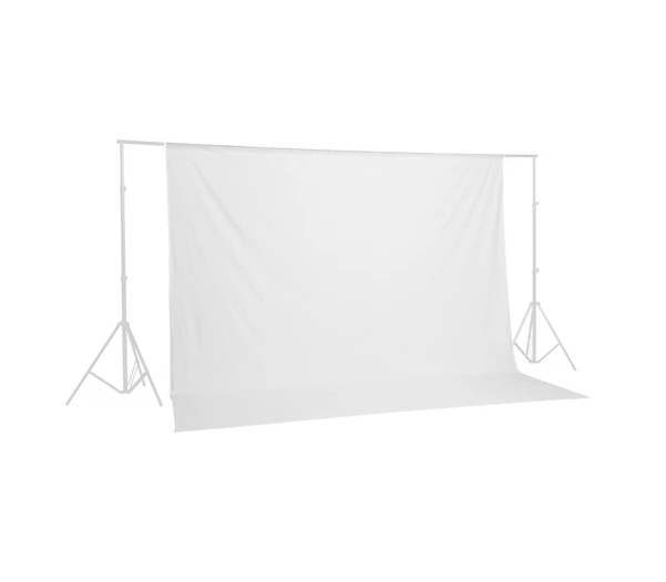Фон Raylab RL-BC01, складной, муслиновый, белый, 3x3 м