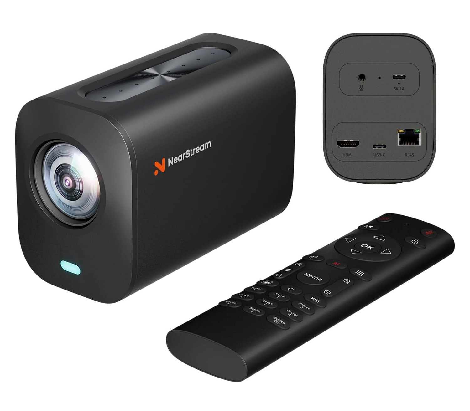Веб-камера Nearity NearStream VM20, 4K, 10х опт. зум, HDMI, USB, Ethernet