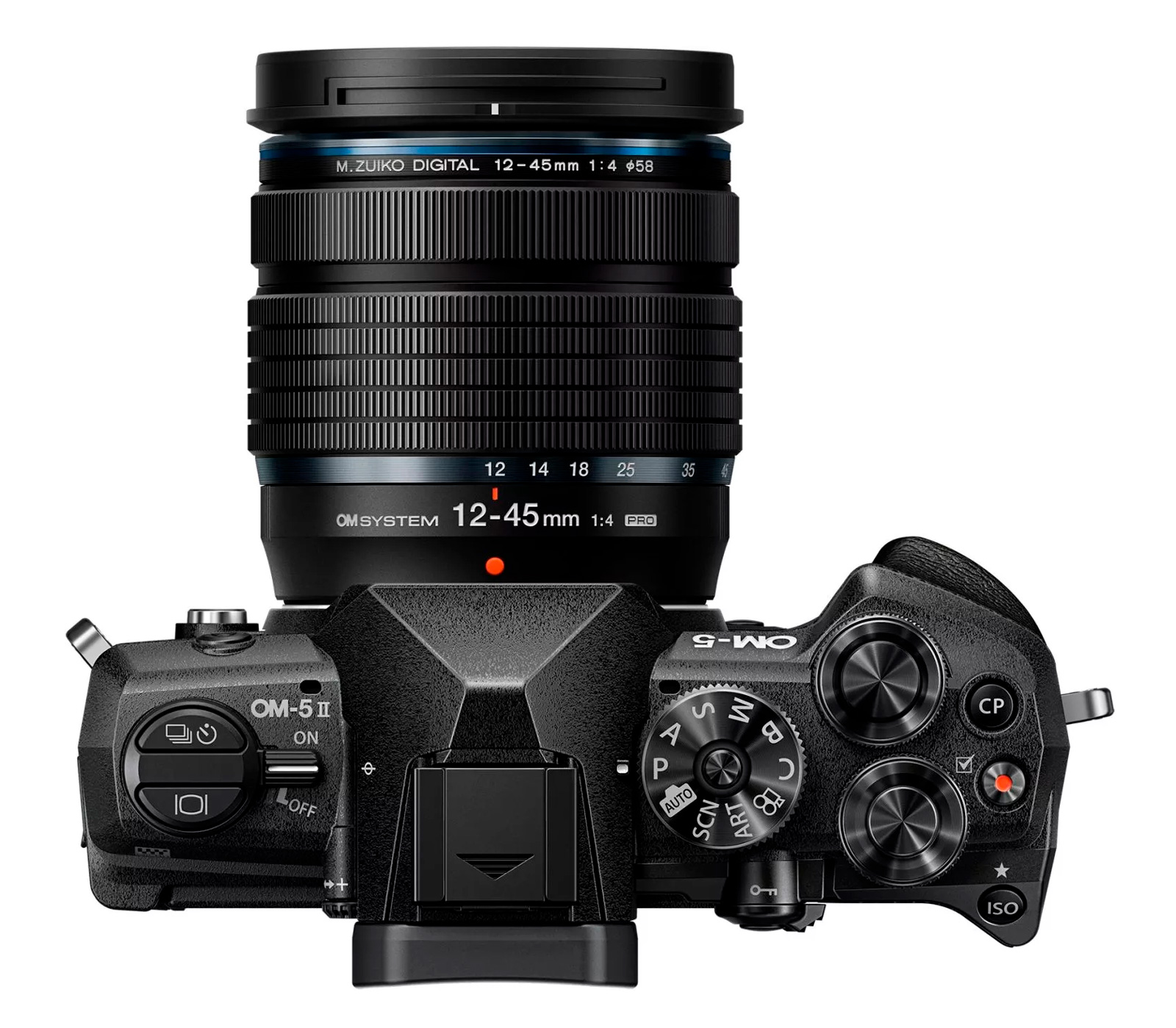 Беззеркальный фотоаппарат OM System OM-5 II Kit 12-45mm f/4 PRO черный