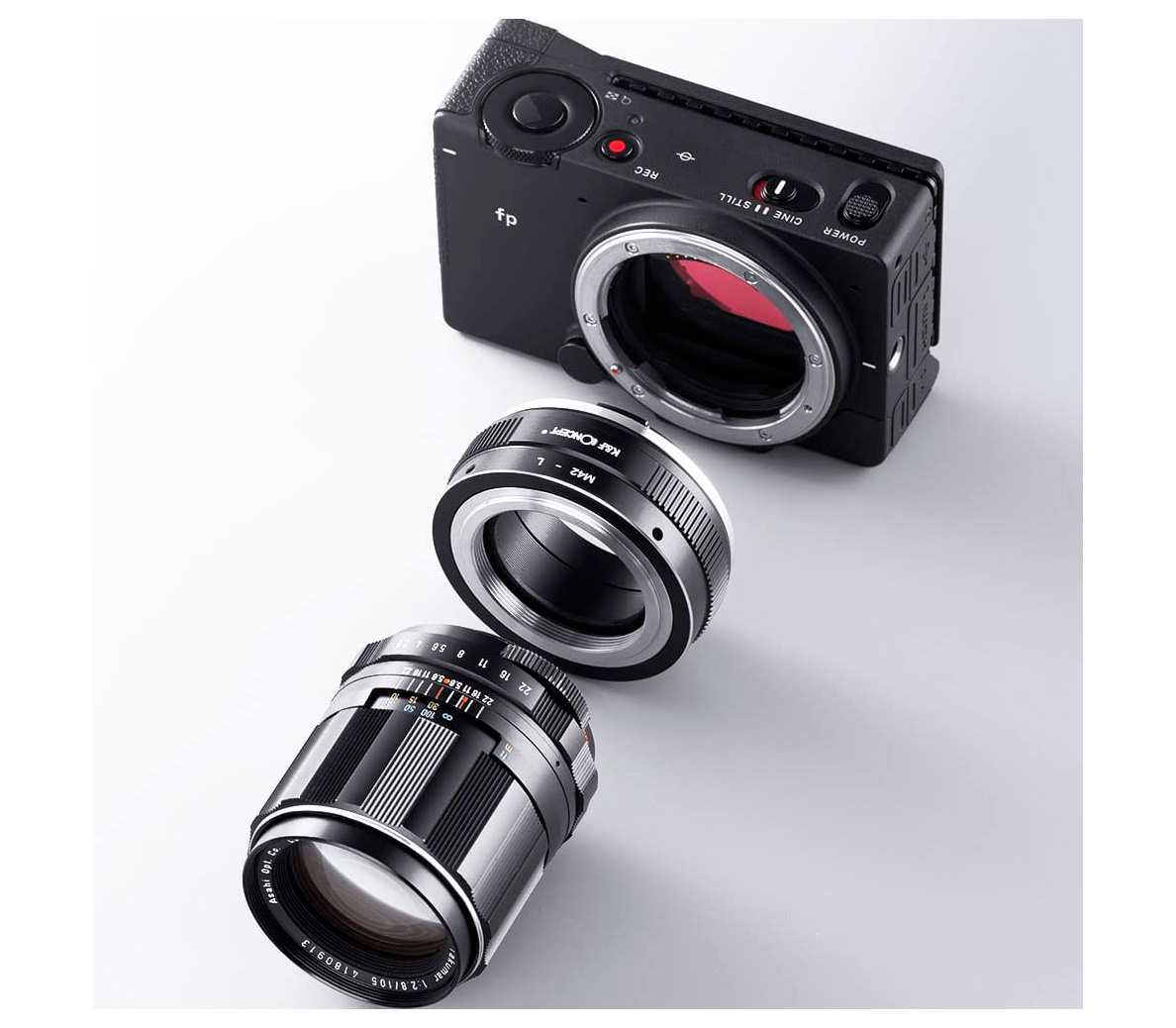 Адаптер K&F Concept M42-L, для объективов M42 на камеры L-Mount