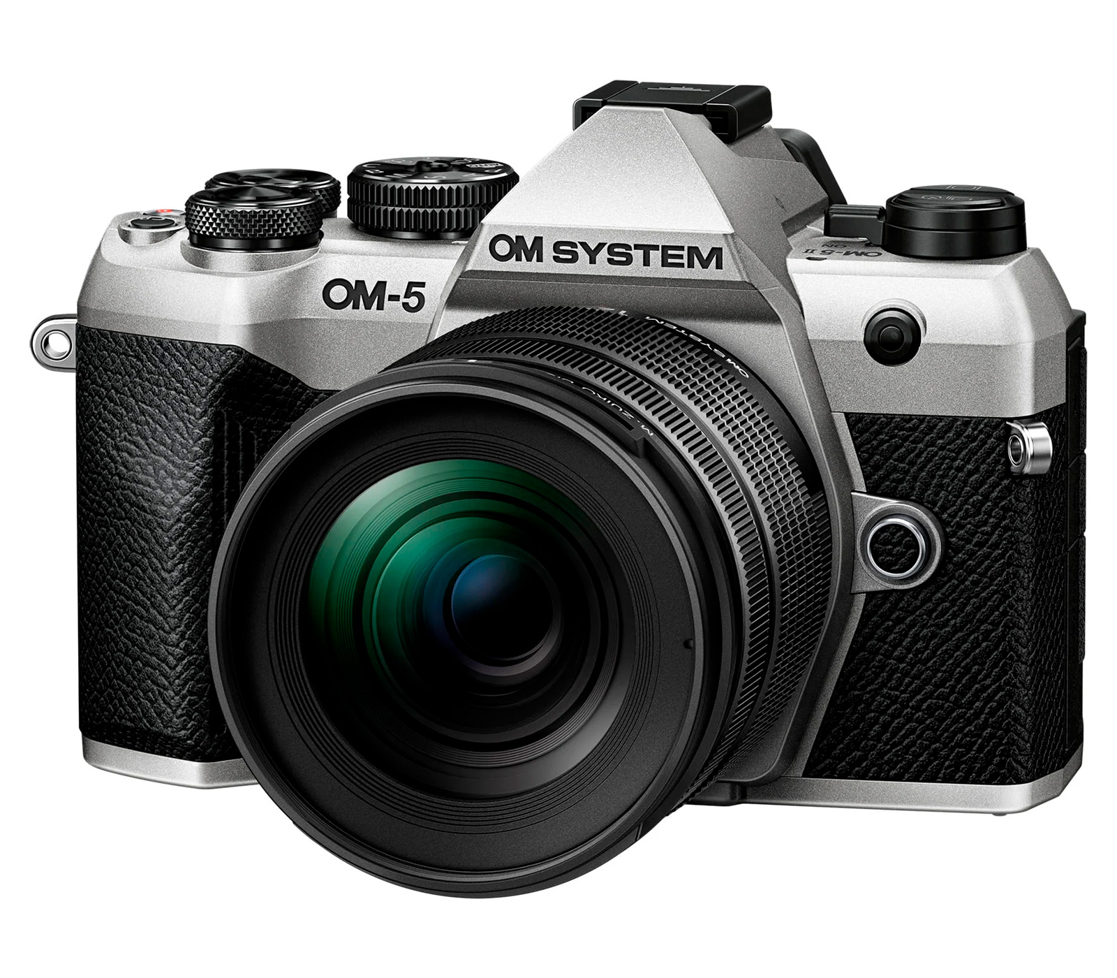 Беззеркальный фотоаппарат OM System OM-5 Mark II Kit 12-45mm f/4 PRO серебристый