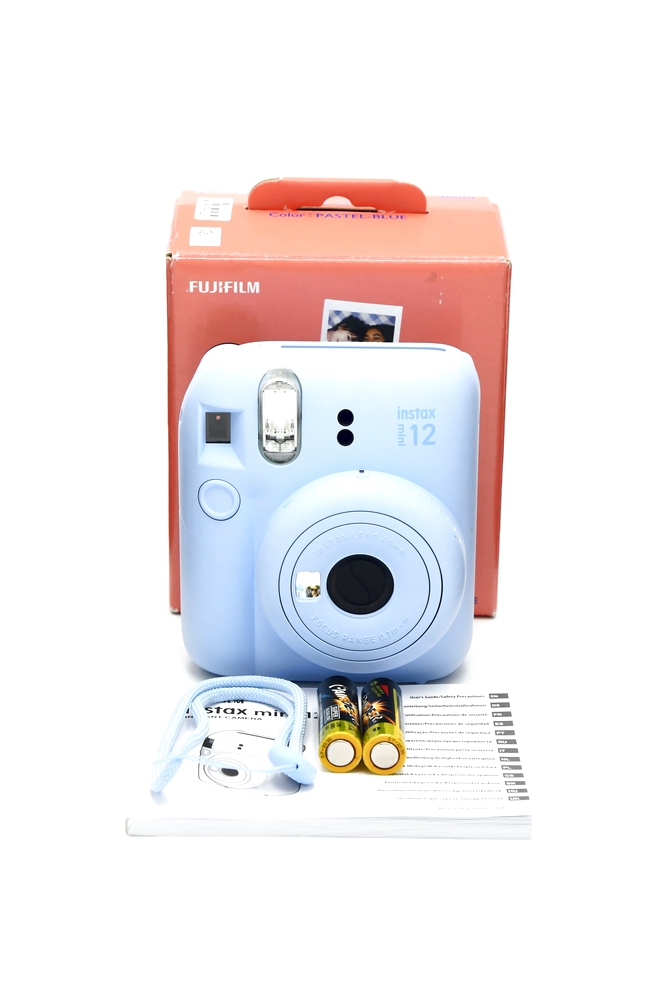 Фотоаппарат моментальной печати Fujifilm Instax MINI 12, голубой (состояние 5) (б/у)