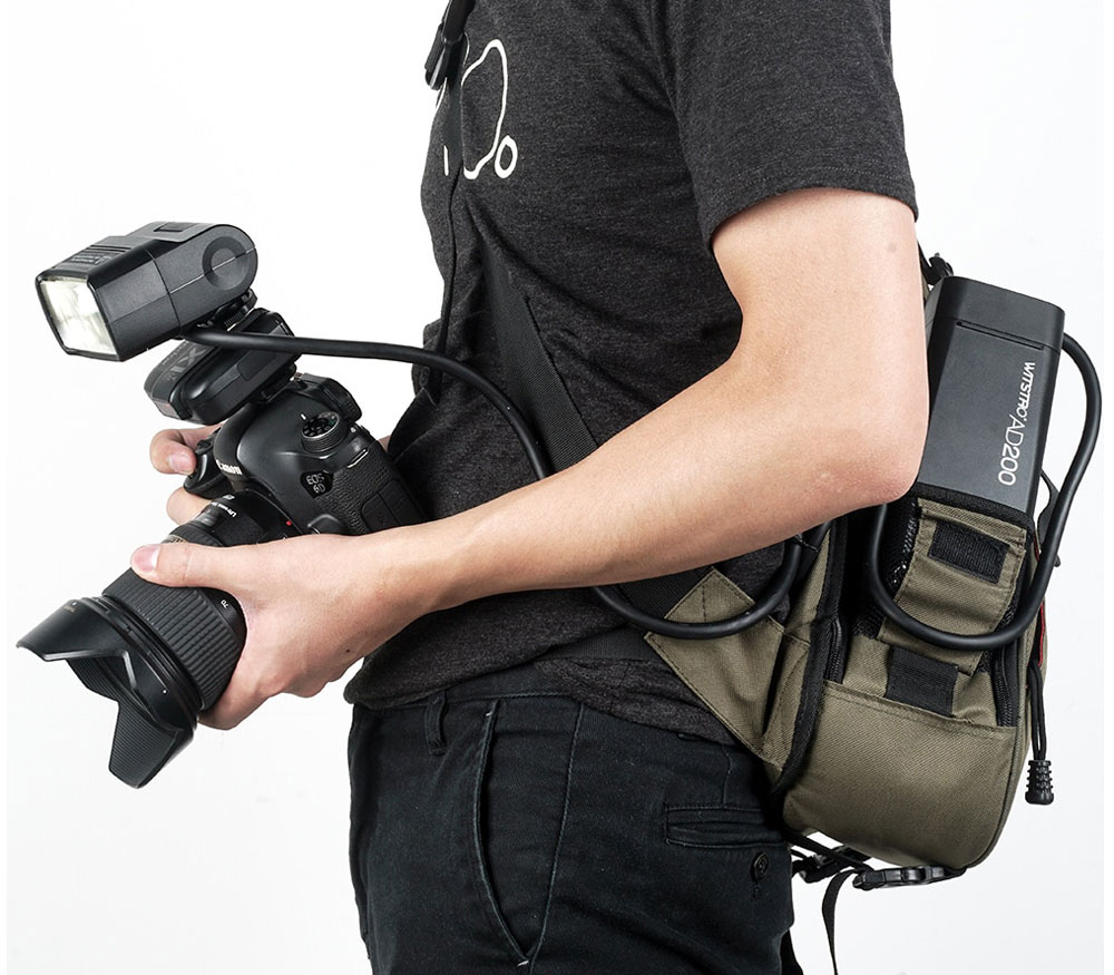 Вспышка Godox Witstro AD200Pro (со шторками BD-07)