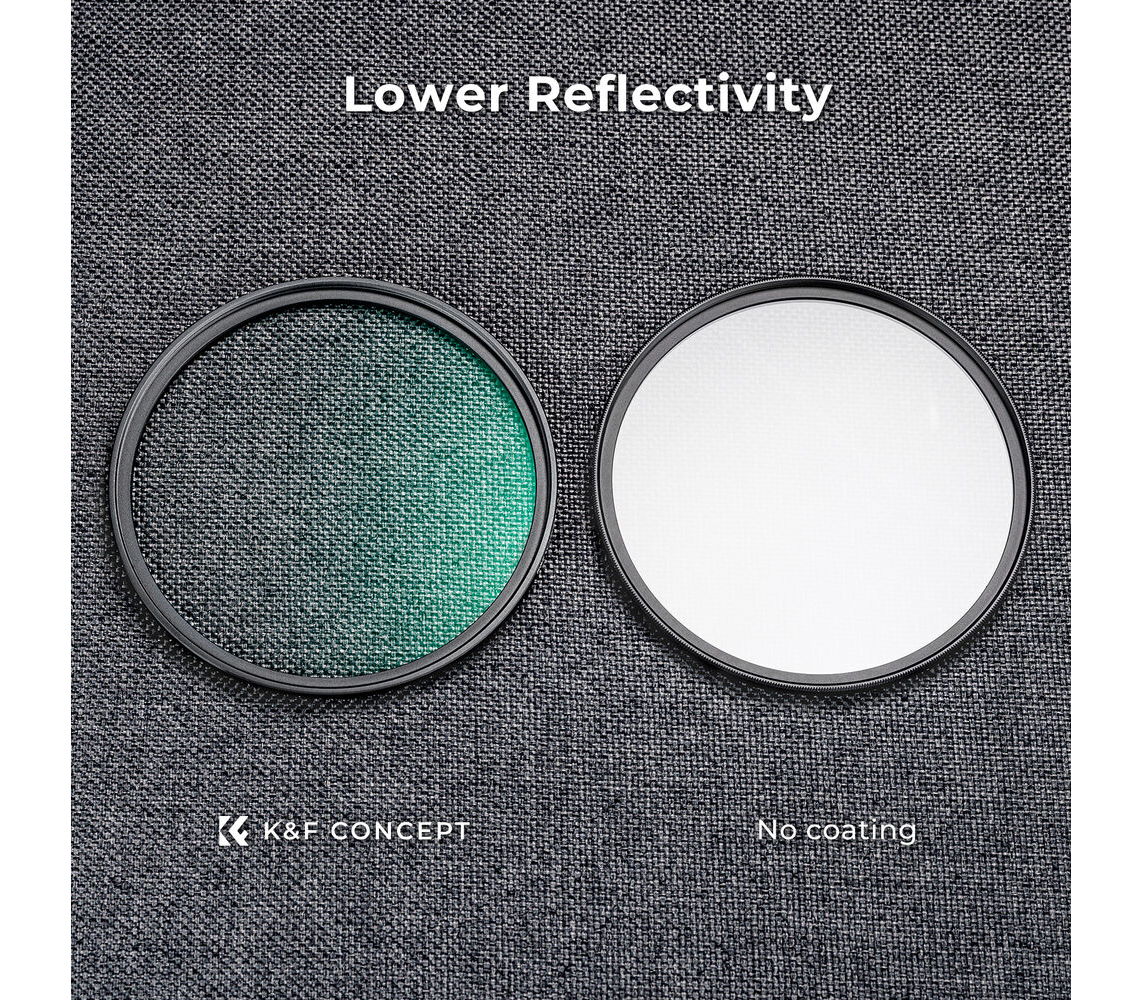 Светофильтр K&F Concept C-Series Black Mist 1/4, Green Coating, 82 мм