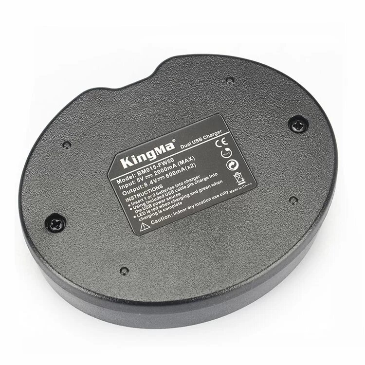 Зарядное устройство Kingma BM015-FW50, для 2х NP-FW50, USB