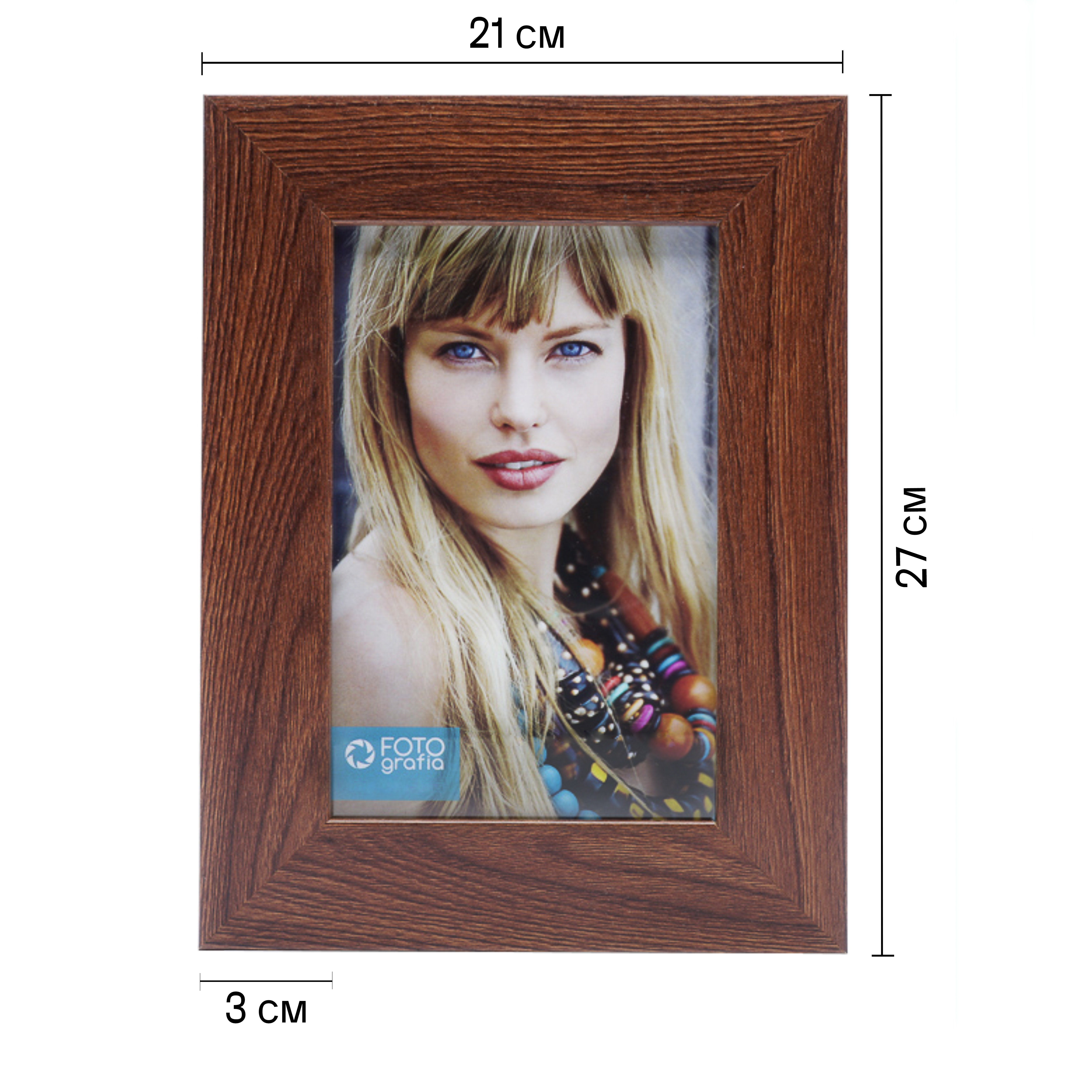 Фоторамка Fotografia 15x21 см, темный дуб (FFMDF-7023)