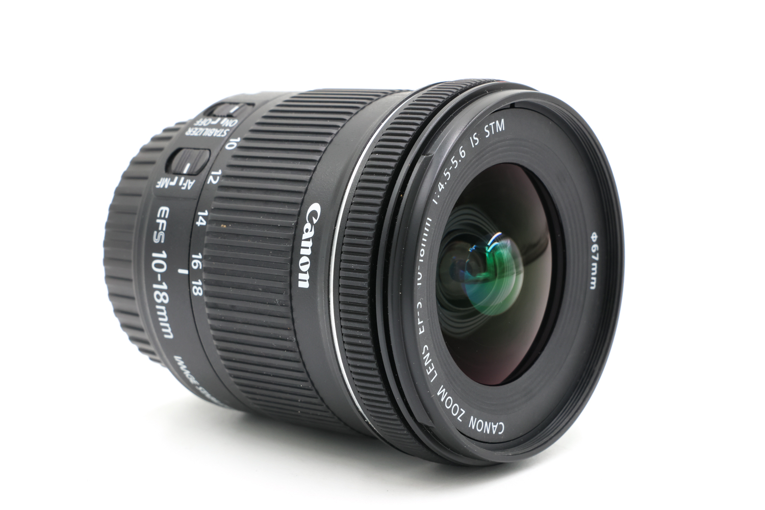 Объектив Canon EF-S 10-18mm f/4.5-5.6 IS STM (состояние 5) (б/у)