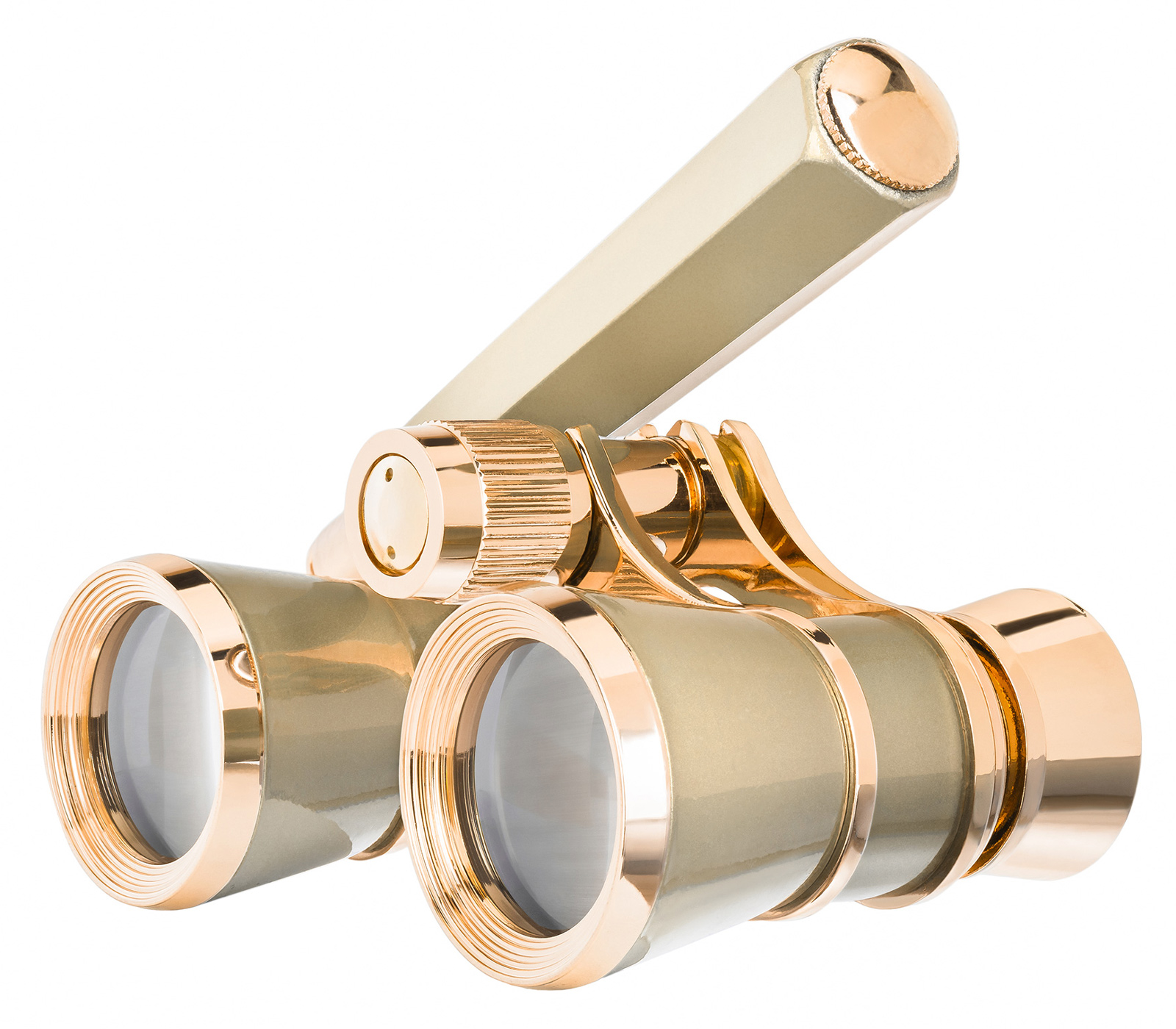 Театральный бинокль-лорнет Levenhuk Broadway 325E, золотистый