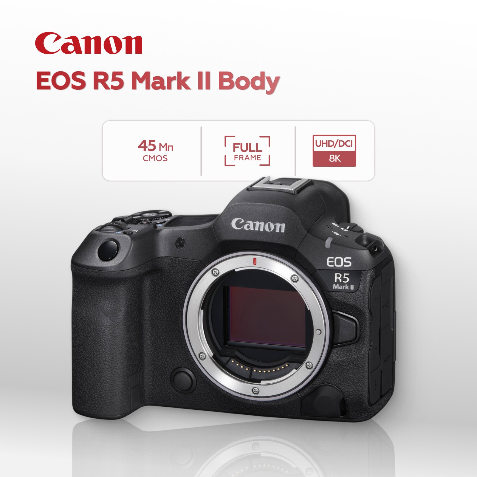 Беззеркальный фотоаппарат Canon EOS R5 Mark II Body (уцененный)