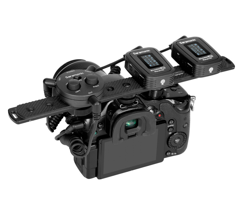 Аудиомикшер Saramonic AX1 двухканальный, 3.5 мм TRS / TRRS, пассивный