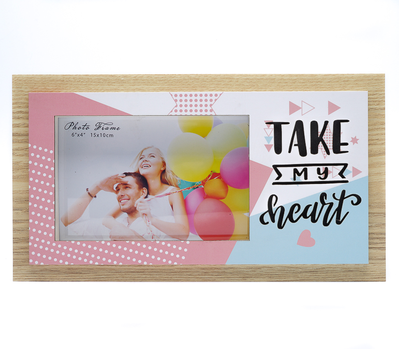 Фоторамка Fotografia 10x15 см, с подсветкой, "Take my heart" (FFL-833)