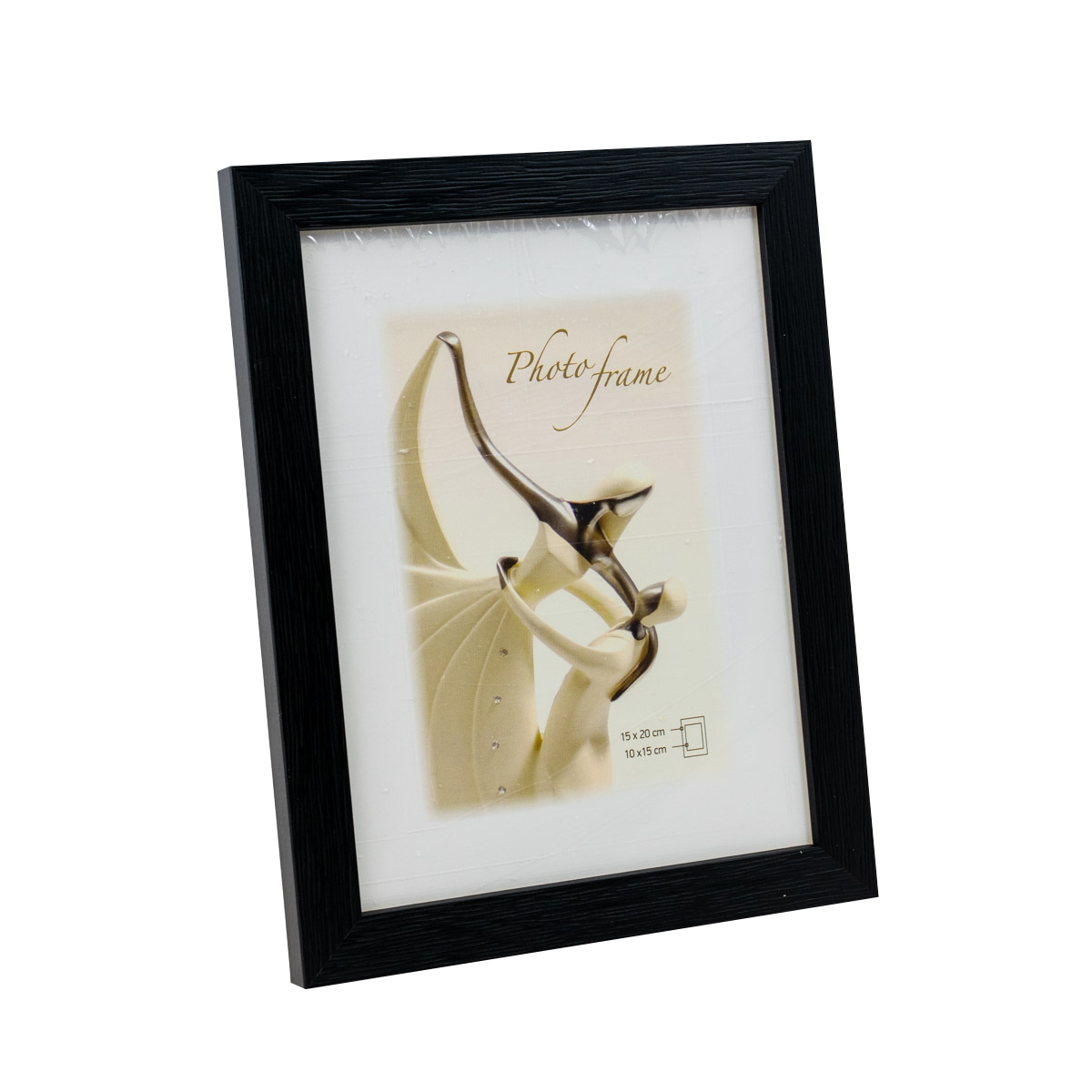 Фоторамка INNOVA 323-590, черная, деревянная, 15x20 см