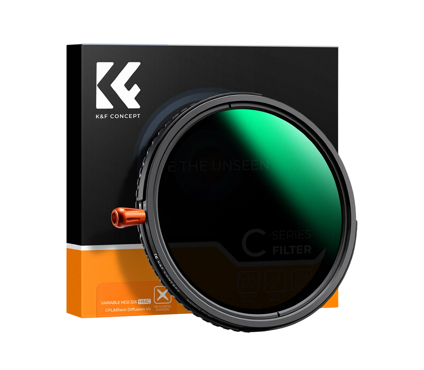 Светофильтр K&F Concept C-Series CPL / ND2-32 / Black Mist 1/4, 82 мм