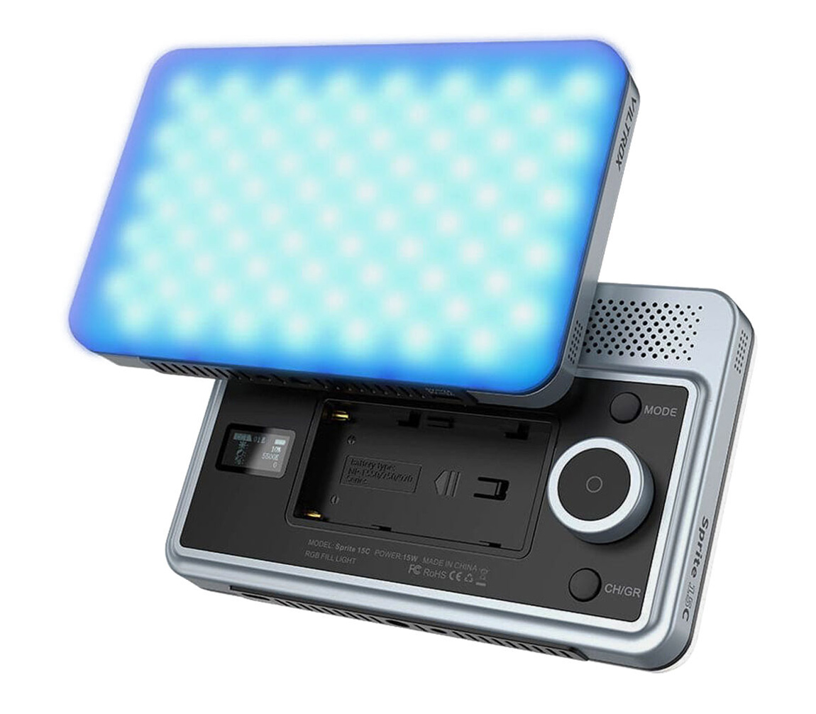 Осветитель Viltrox Sprite 15С, 2800-6800К, RGB, 15 Вт