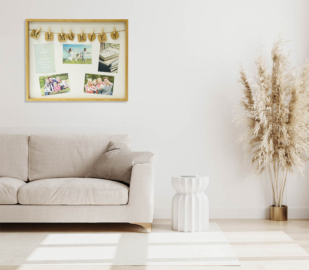 Мультирамка Fotografia Memories на 5 фото 10х15 см, цвет дуба