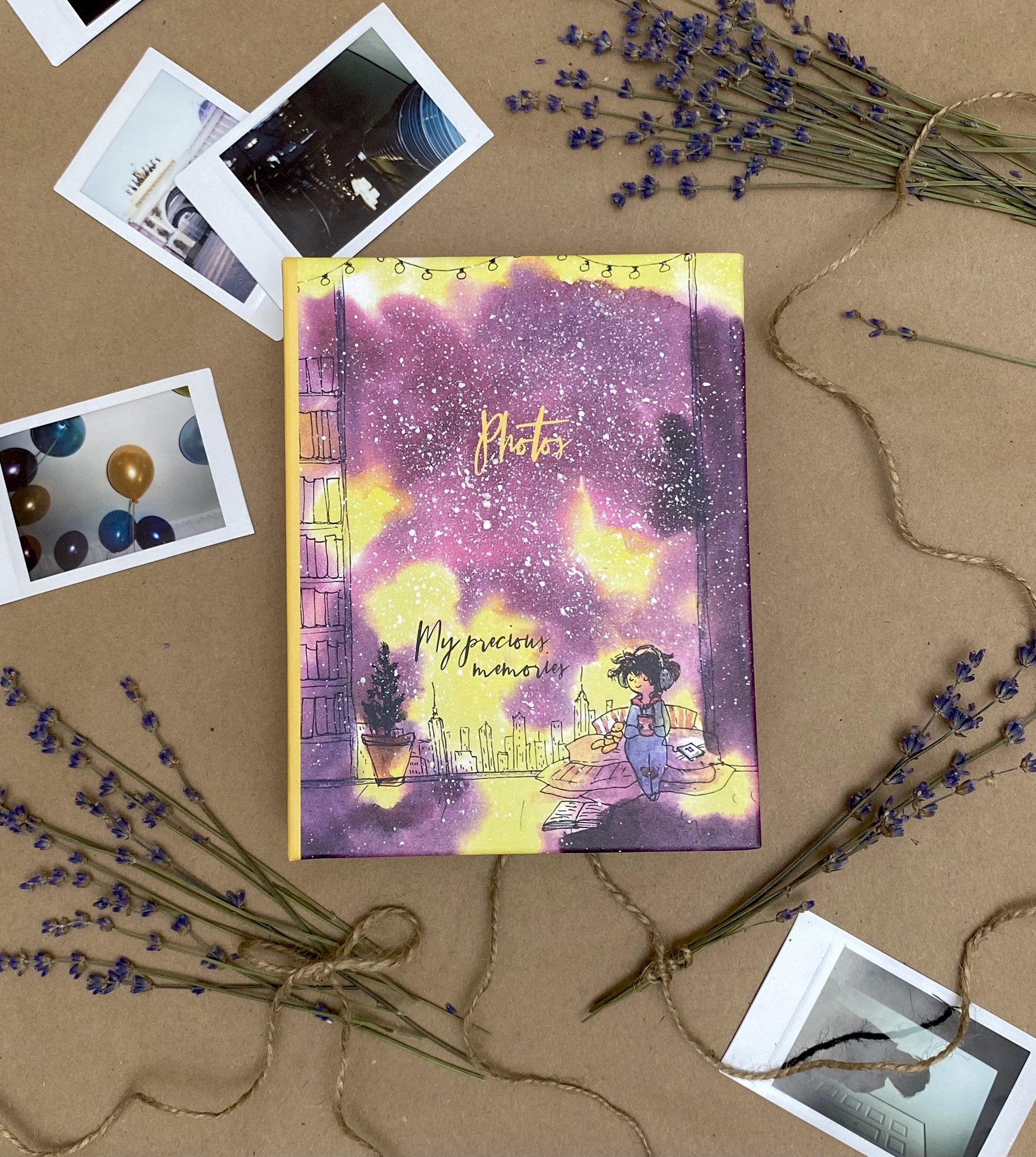 Фотоальбом Полином 10х15 см 100 фото Cosmo Sketch - Огоньки