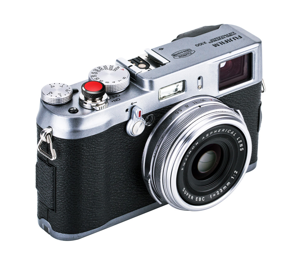 Спусковая кнопка JJC SRB-BK Red, мягкая, резьбовая, черная/красная