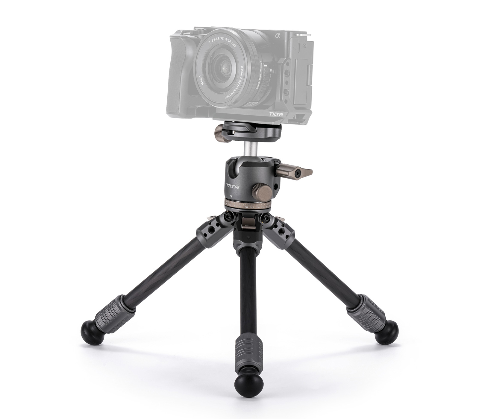 Настольный штатив Tilta 1-Stage Carbon Fiber Tripod, до 3 кг, серый