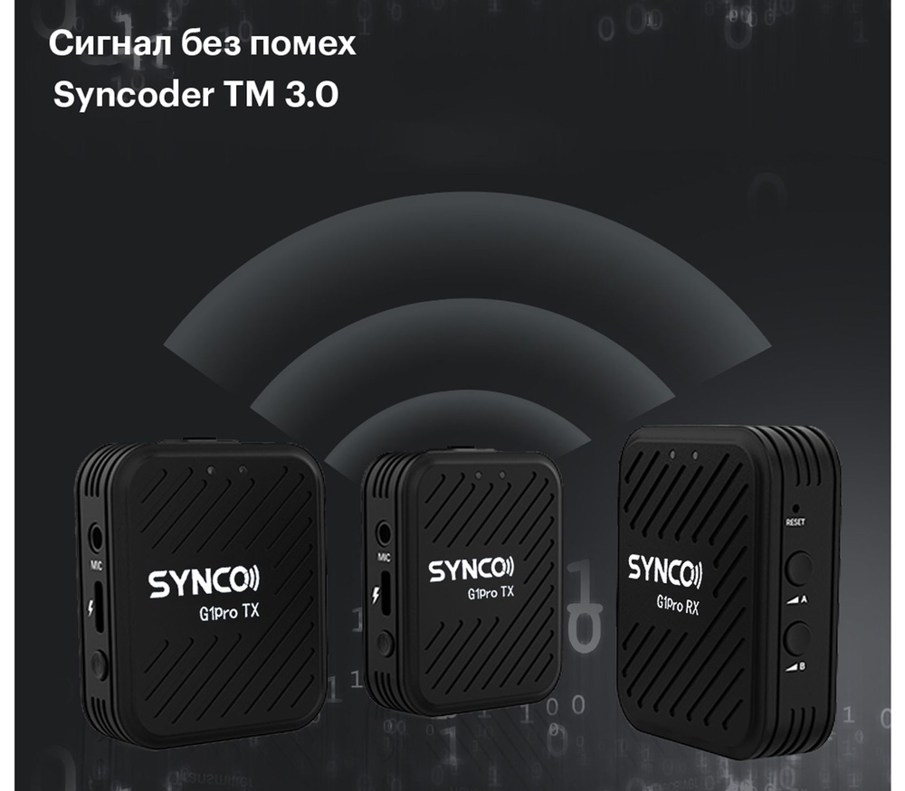 Беспроводная система Synco G1 A2 Pro, TX+TX+RX, 2.4 ГГц, 3.5 TRS / TRRS, USB, USB-C (уцененный)