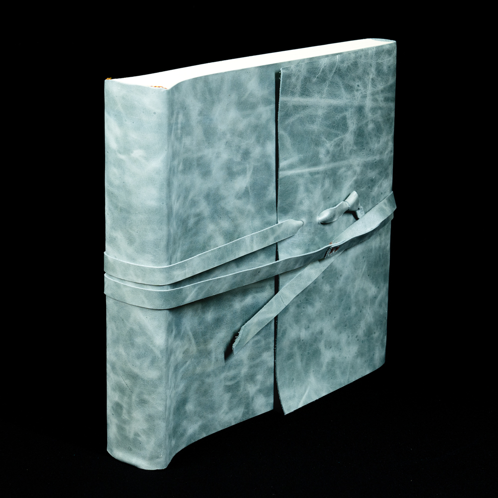 Фотоальбом Florentia Imilia 30x30см, 100 страниц, нат. кожа, зелёный